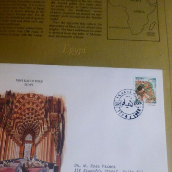 First Day Covers From Around The World STAMP ALBUM Old Stamp Collection Book - Picture 8 of 16